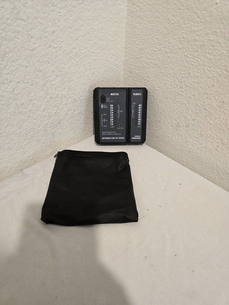 AMPCOM Network Cable Tester, LAN Phone Wire Tester Tool Networking Tool