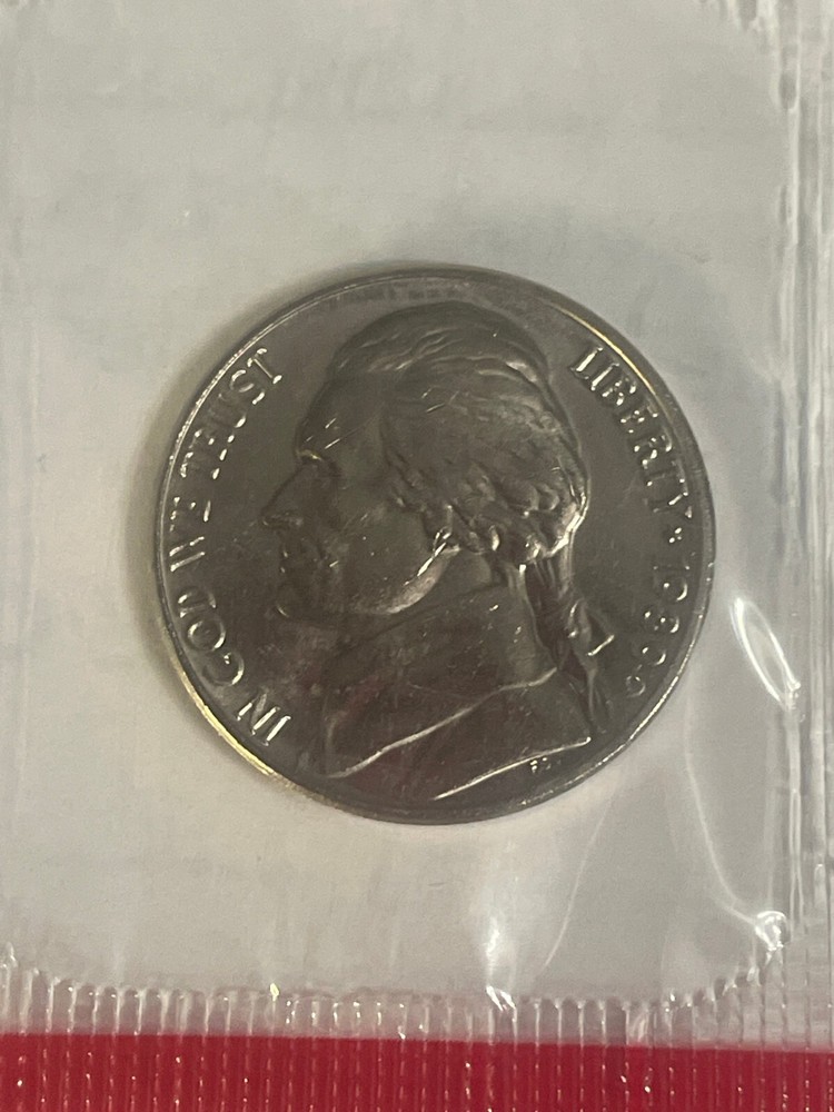 1989 D Jefferson Nickel