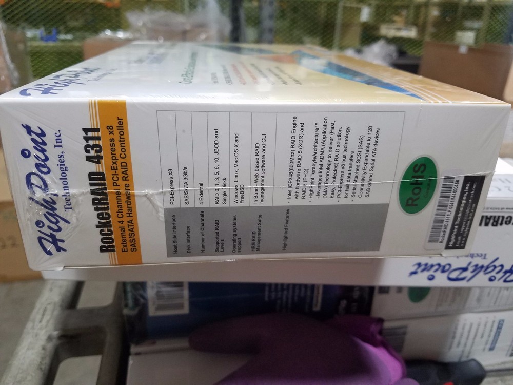 HighPoint RocketRAID 4311 4-Channel PCI-Express x8 SAS 3Gb/s RAID Controller