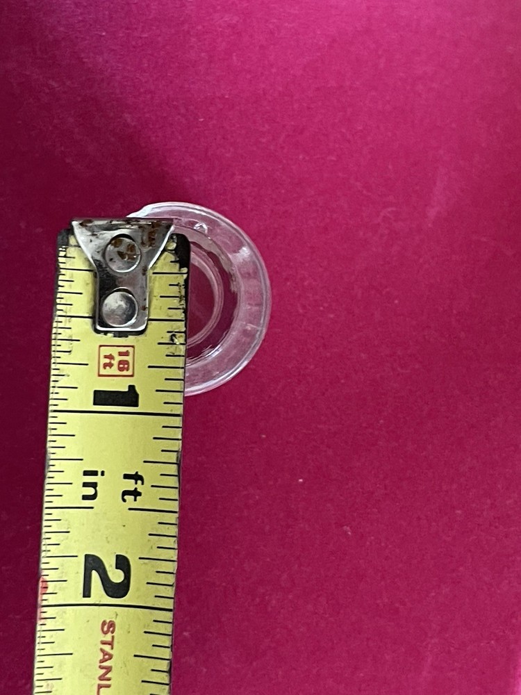 (2) Percolator Coffee Pot Glass Knobs - Knob Lips Lock into Lid - KNOBS ONLY