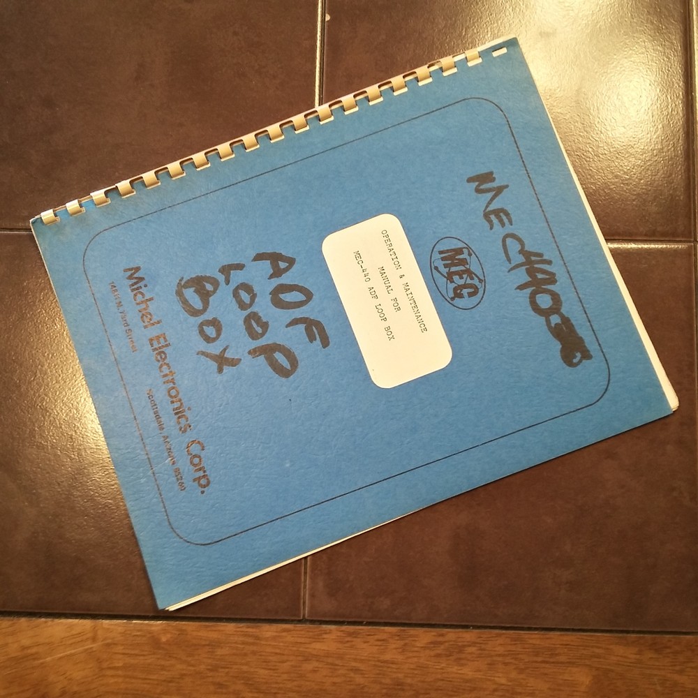 MEC Michel TKM Model 440 Loop Box Operation & Service Manual