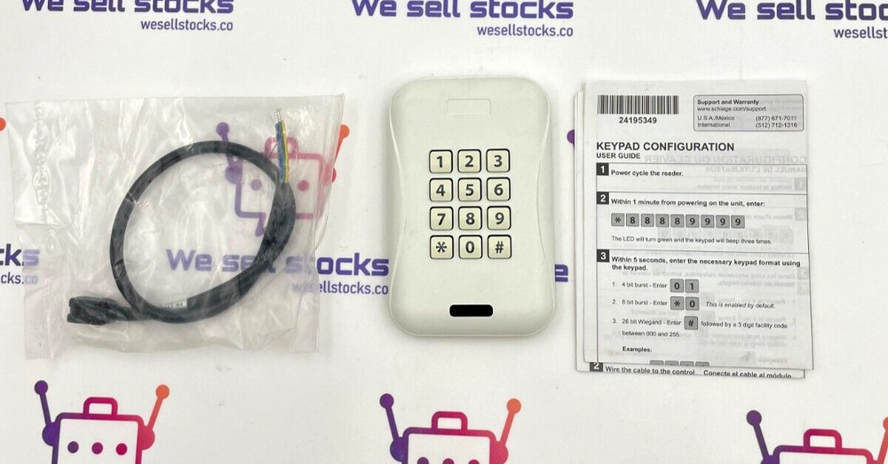 SCHLAGE MTK15-C READER WALL MOUNT WITH KEYPAD