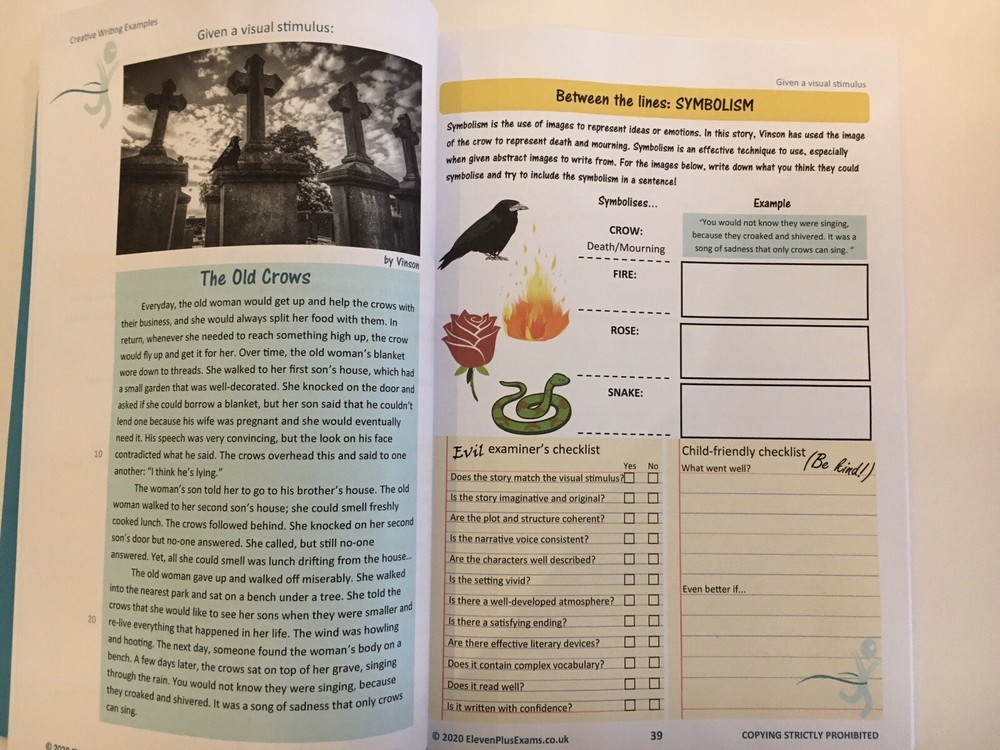 Eleven Plus Exams, Creative Writing Examples, Book 2. BRAND NEW.