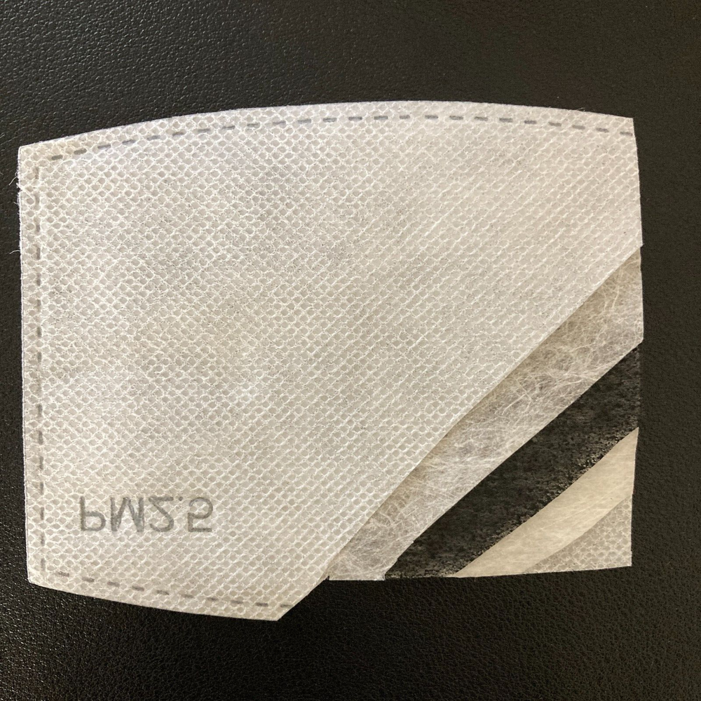 10 Pack PM2.5 5 Layer Carbon Super Fresh Air Face Mask Filter Replacements