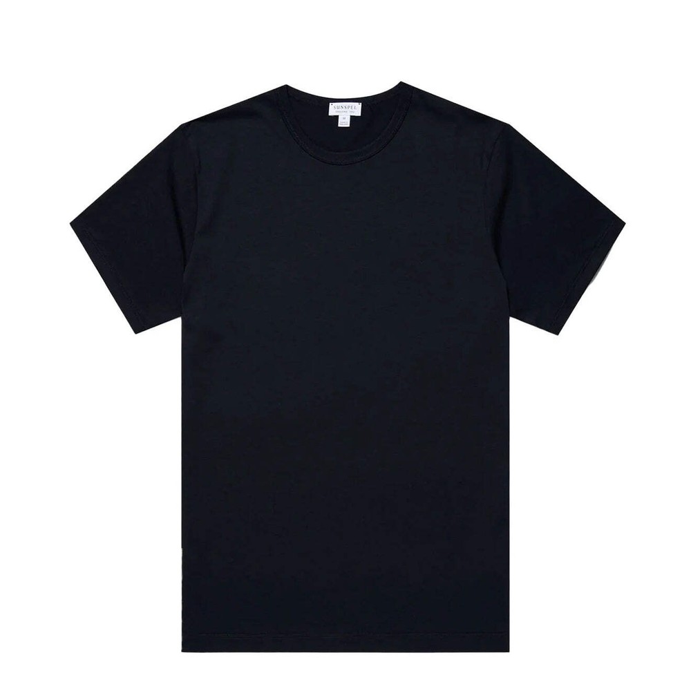 Sunspel S/S Crew Neck Tee Midnight Navy