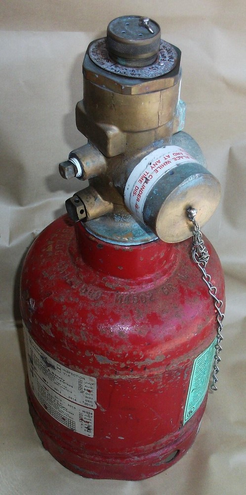 FM 200 KIDDE CLEAN AGENT FIRE SUPPRESSION SYSTEM COMPUTER ROOM EXTINGUISHER USED