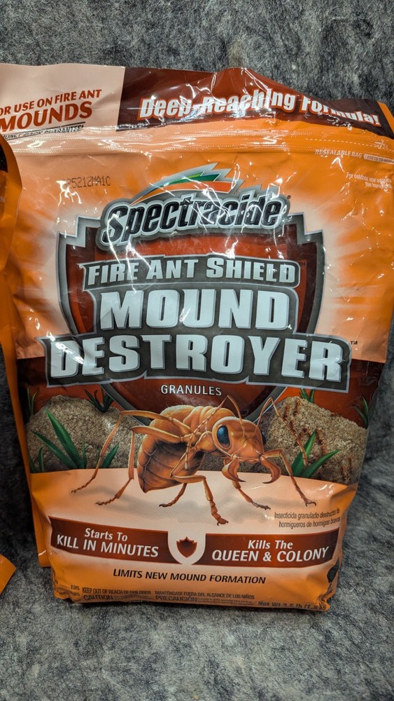 3 x Spectracide Fire Ant Shield Mound Destroyer Granules, 3.5-Pound