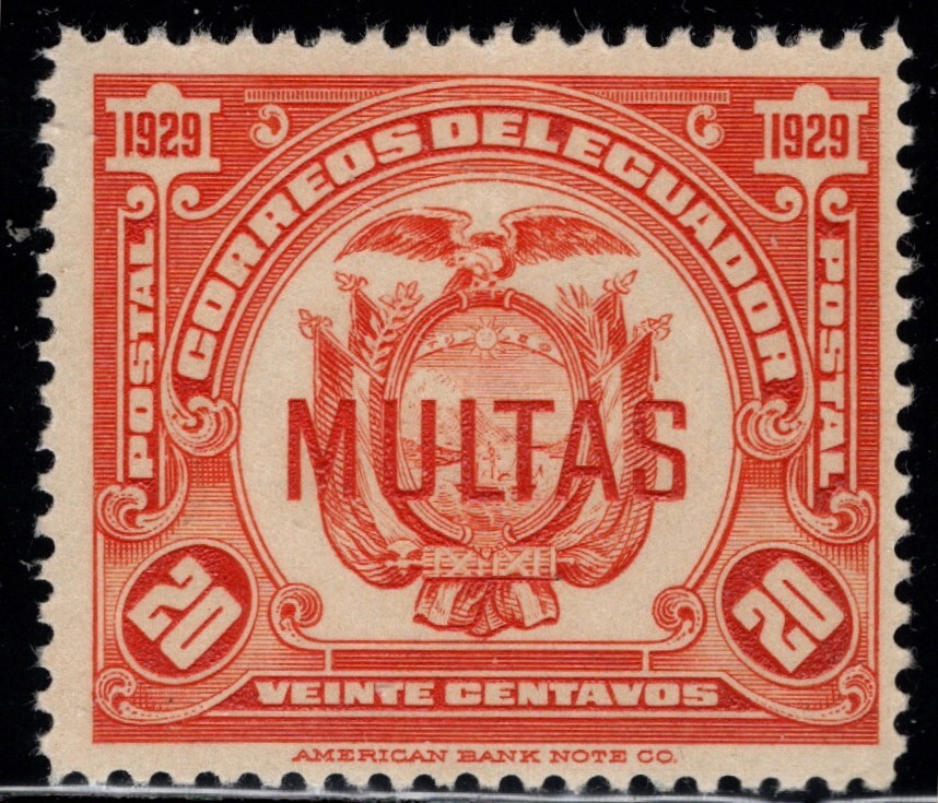 Tip Topical Ecuador EC J17 MNH Postage Due