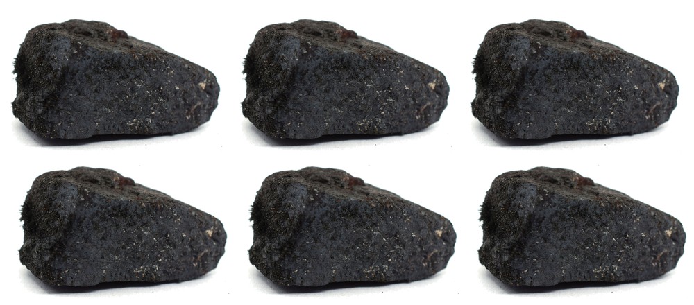 6PK Raw Lodestone Rock Specimens, 1" - Geologist Selected Samples - Eisco Labs