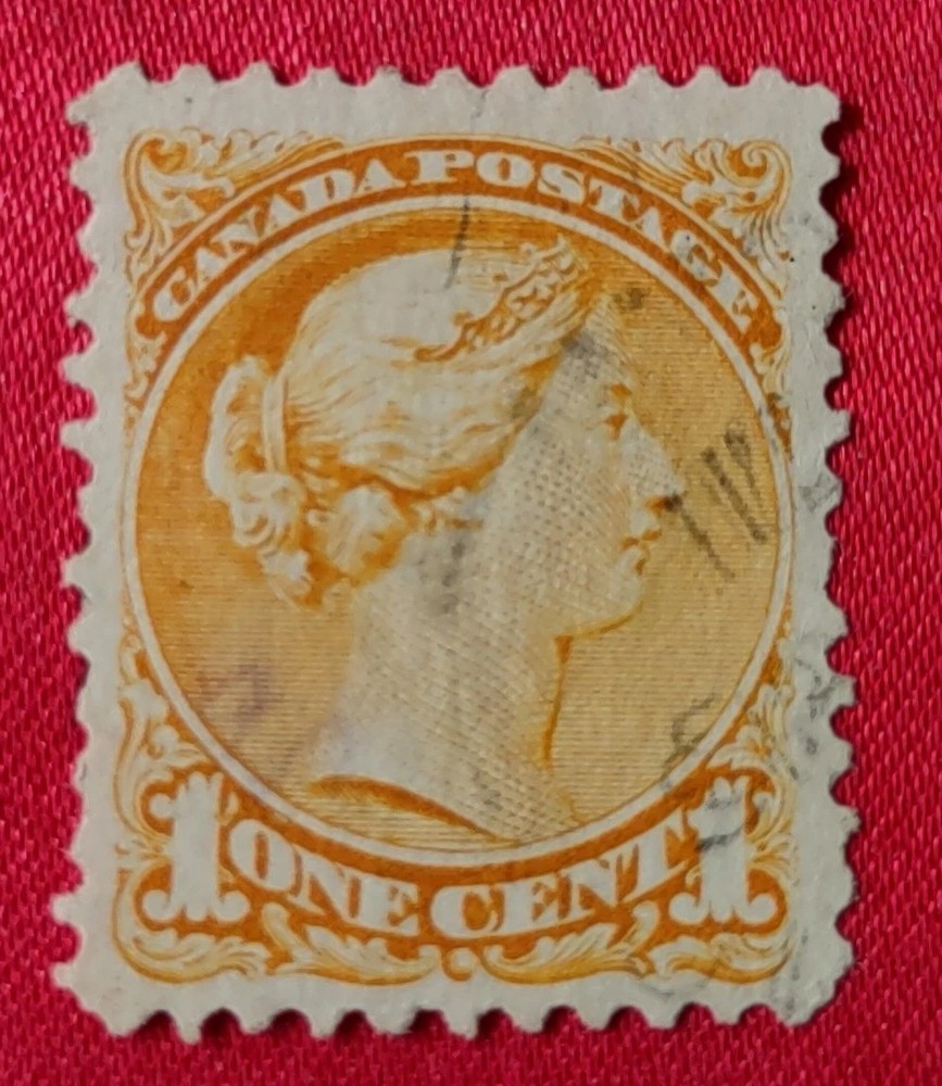 Canada #35, Canada, small QV  ,3 CTS Cancel. Fine(2004_5)