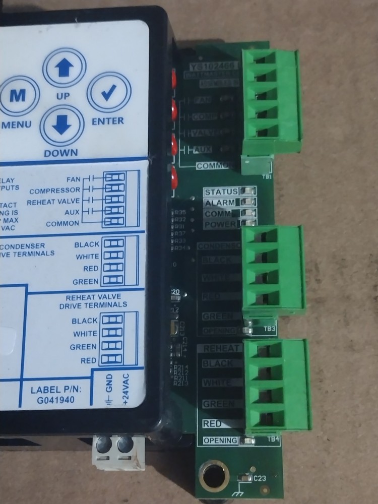 AAON MHGRV-X AOON P/N: ASM01670 Controller