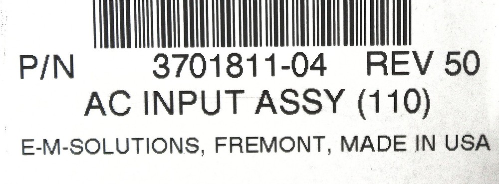 Sun Microsystems 370-1811 AC INPUT Fan Assembly