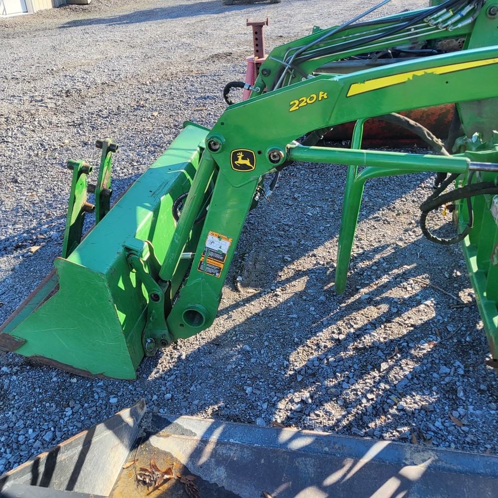 John Deere 220R loader bucket grapple 3rd function 2038R 2032R