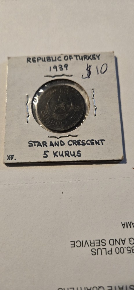 1939 TURKEY 1 KURUS