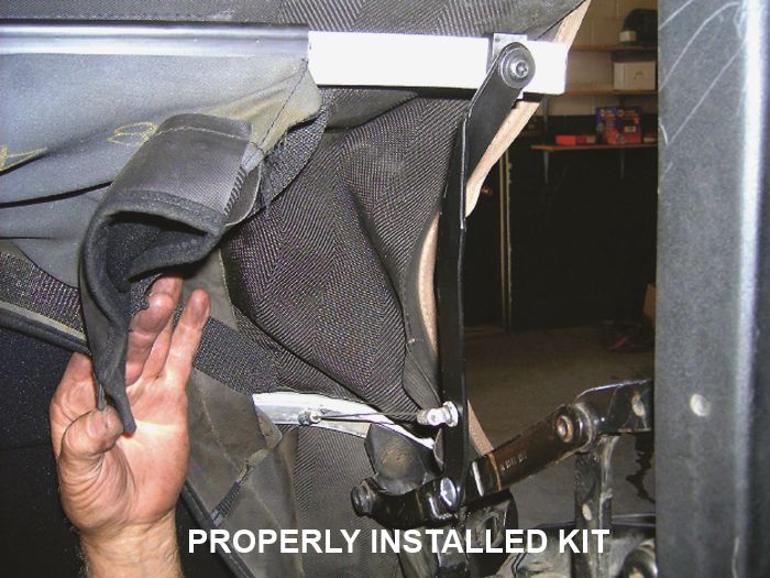 MITSUBISHI ECLIPSE CONVERTIBLE TOP REPAIR KIT 1996-99