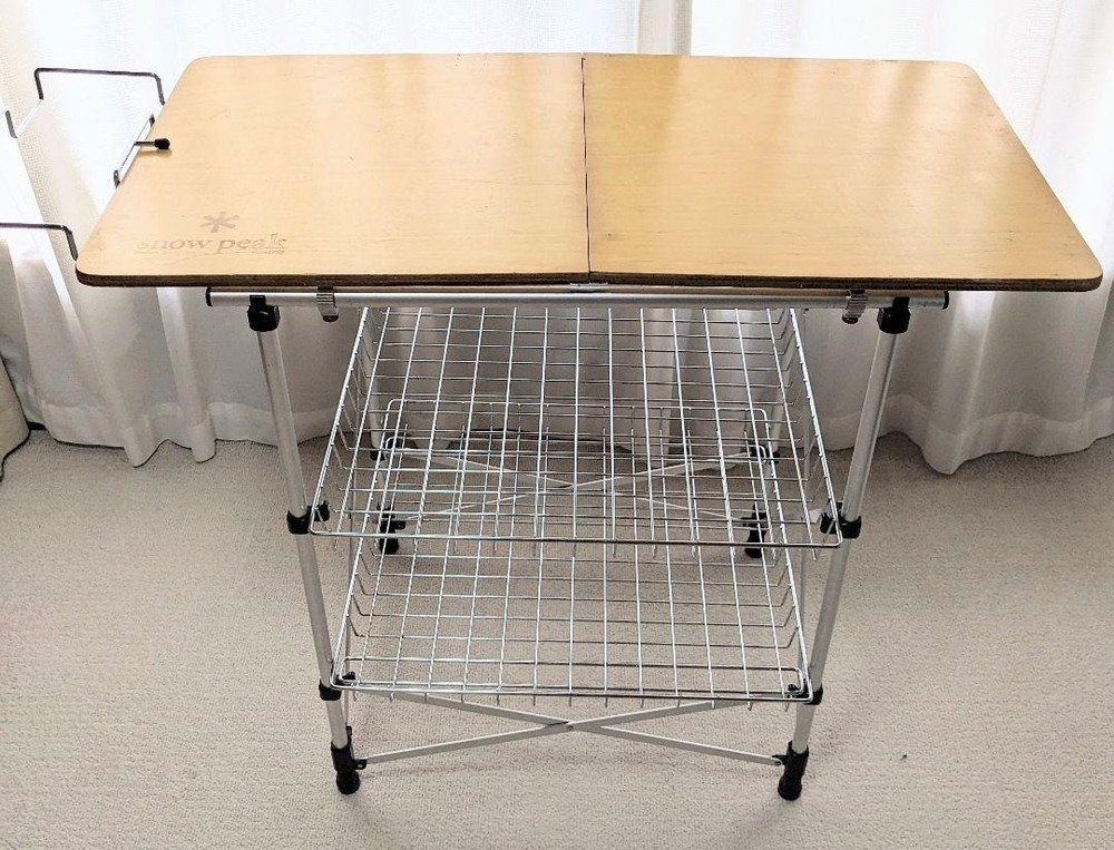 Snow Peak Field Kitchen Table & Gaving Frame , Set