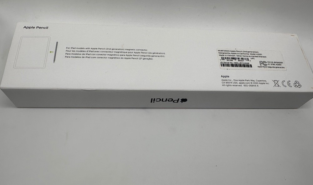 Apple 2nd Generation Pencil A2051, EMPTY BOX ONLY