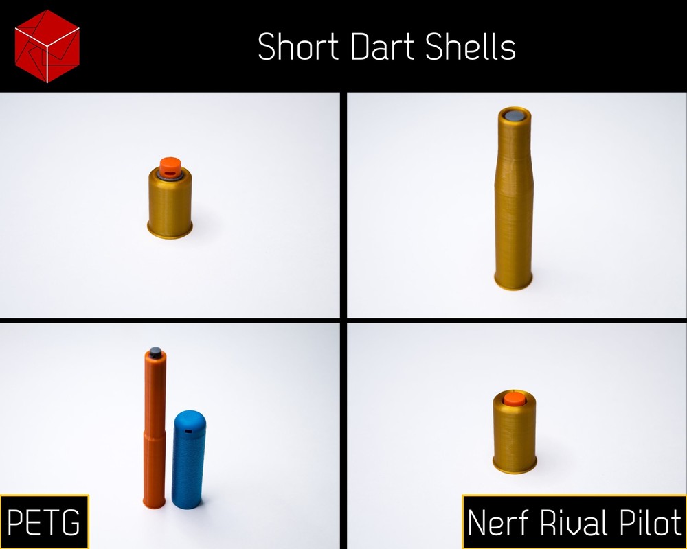 Ammo Adapter Shells (PETG) for Nerf Rival Pilot