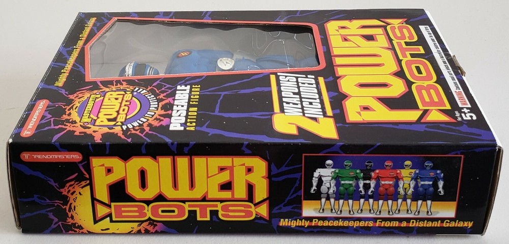 MASTERBOTIX POWER BOTS GORDON POSEABLE ACTION FIGURE WITH 2 WEAPONS