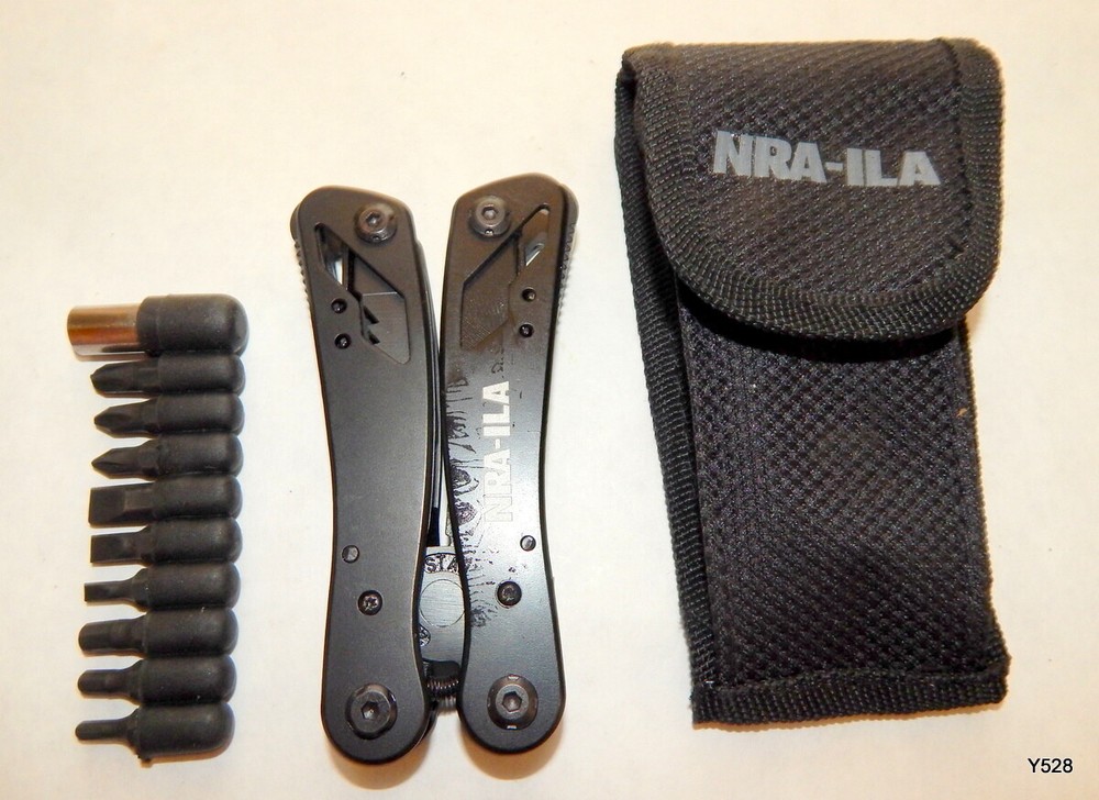 Black NRA-ILA 2CR Multi Tool Stainless