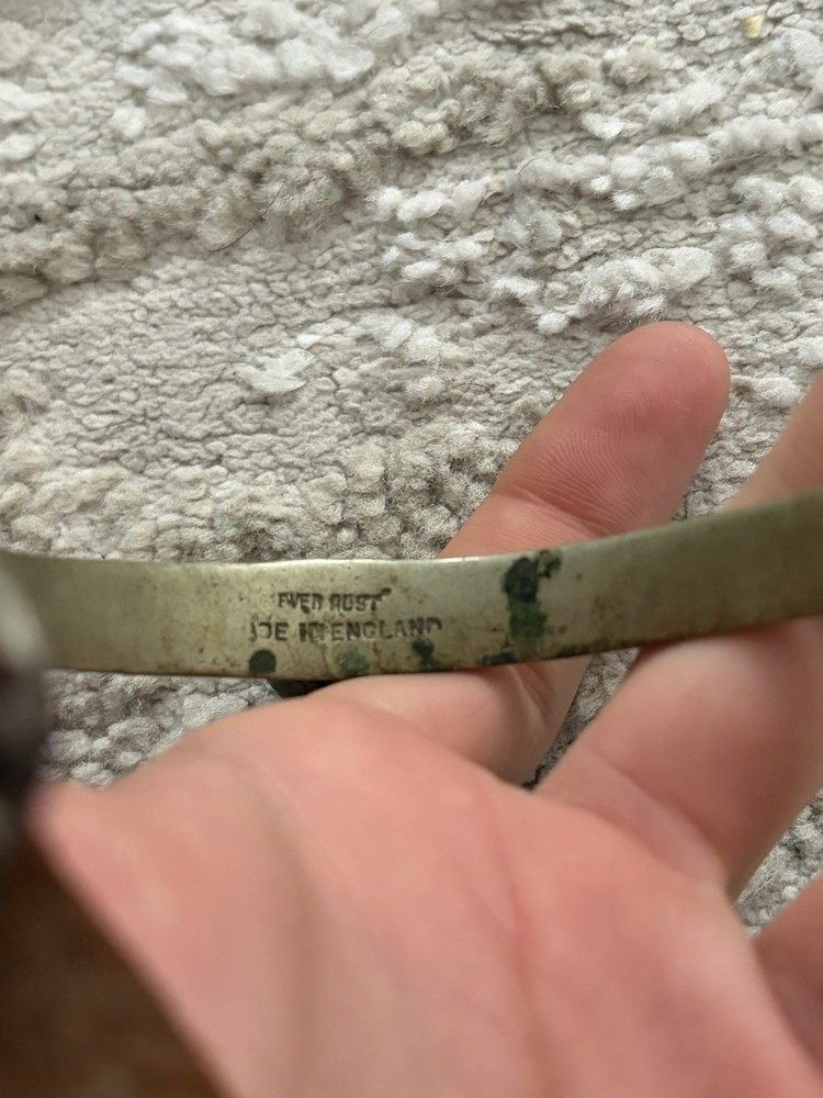 Vtg NEVER RUST England Riding Spurs & Leathers