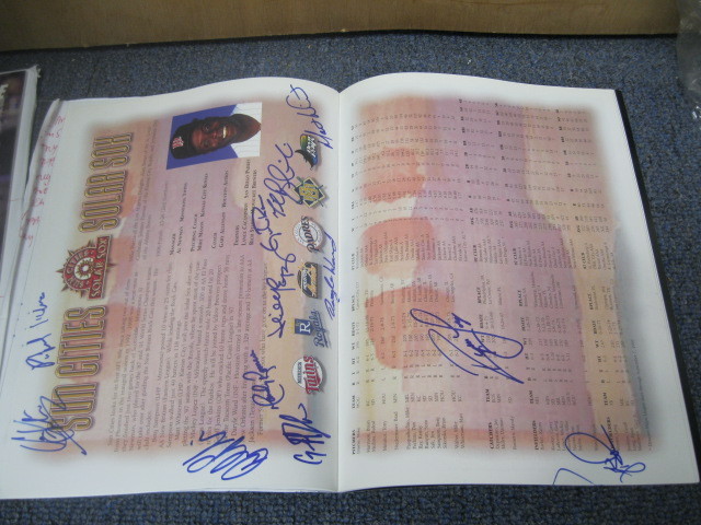 1997 Arizona Diamondbacks Fall League Autographed Program 20 Sig PSA Pre Cert