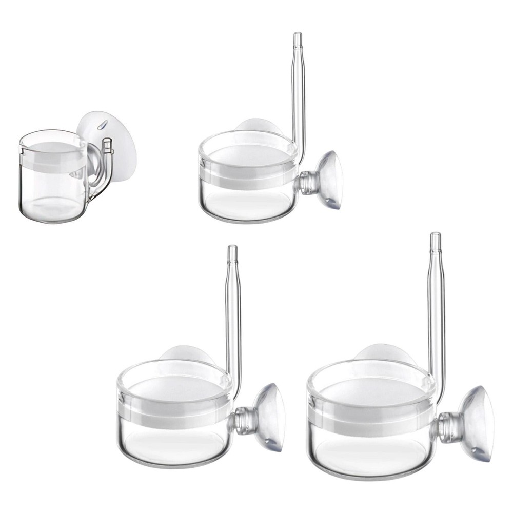 Fish Tank CO2 Diffuser Aquarium Diffuser with Suction Cup O2 Pump Silent Bubble