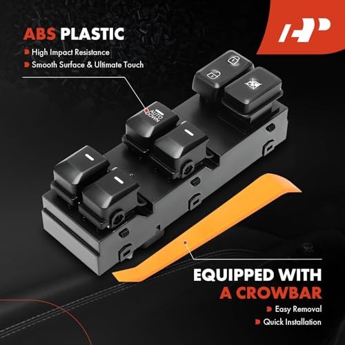 - Front Left Driver Side - Master Power Window Switch - Compatible with Kia