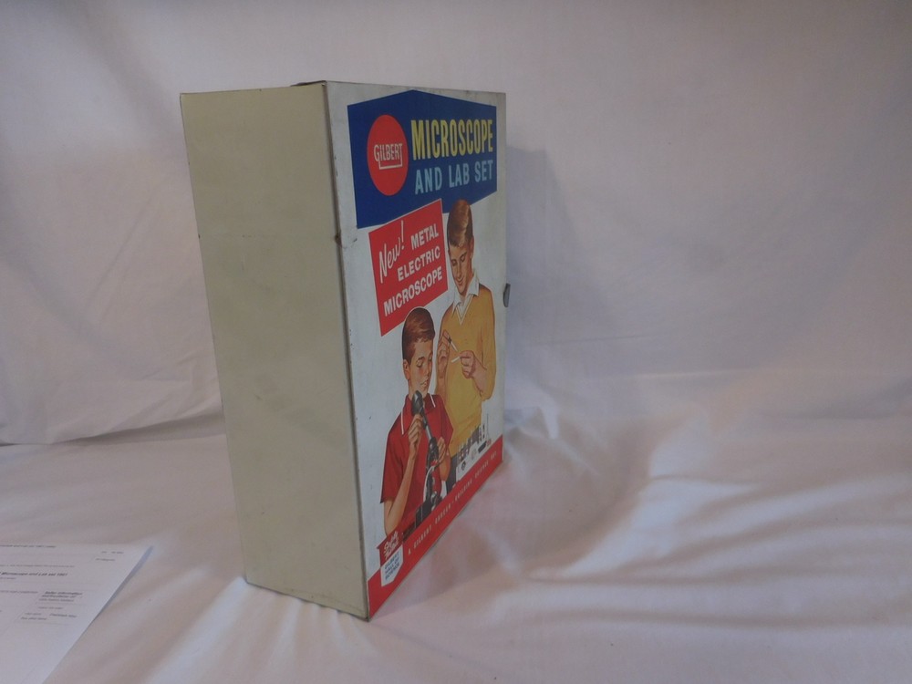 GILBERT Microscope and Lab set 1961 Vintage