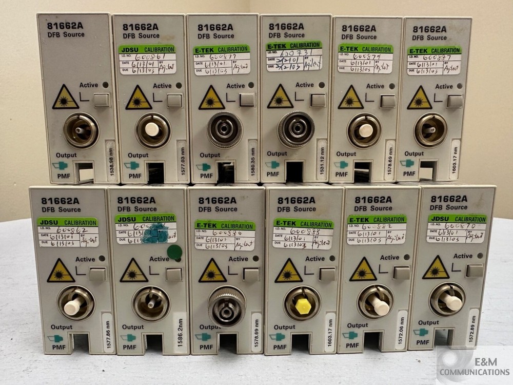 81662A AGILENT OPTICAL DFB LASER SOURCE FOR 8166A MAINFRAME NO PULL/LOCK HANDLE