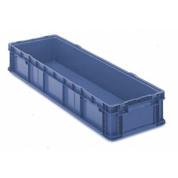 Orbis So4815-7 Green Solid & Stackable Straight Wall Storage Container, 17.2