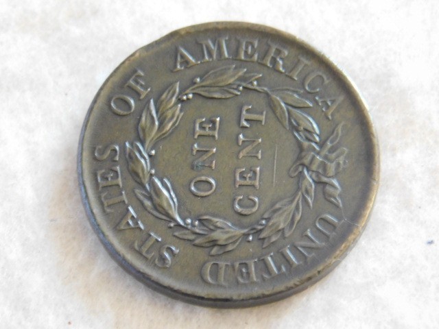 1818 CORONET HEAD LARGE CENT CHOICE AU-UNC.