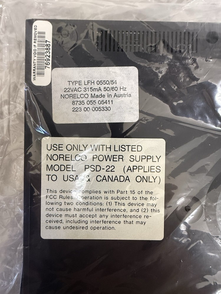Norelco 550 Microprocessor Transcriber Machine