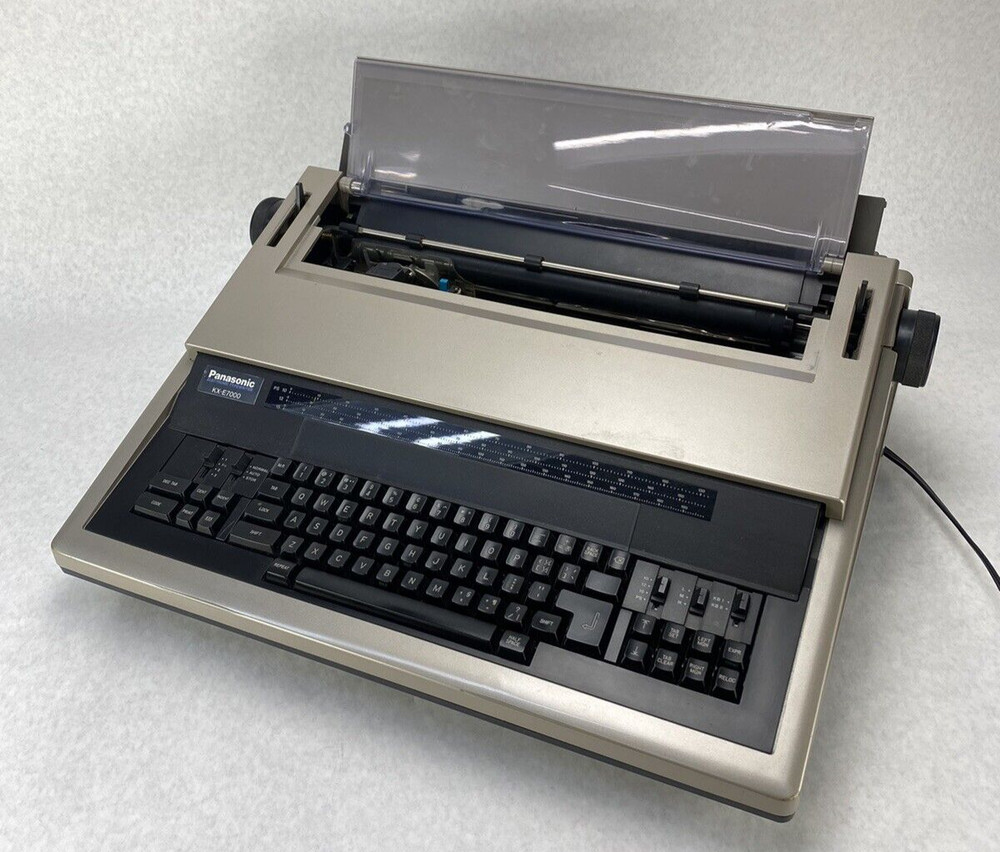 DEFECTIVE Panasonic KXE7000 Electric Typewriter G3D