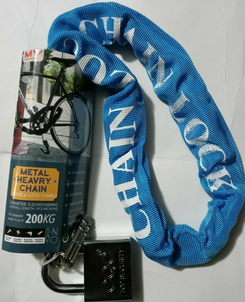 My Merchandise Maximum Security Square Chain & Sleeve 3/8" Diameter Chain Link
