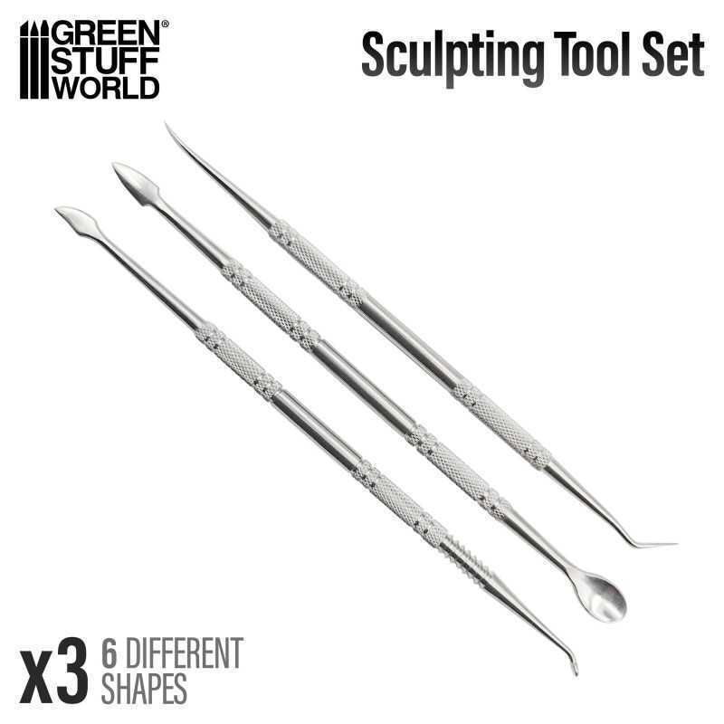 Green Stuff World: 3x Sculpting Tools