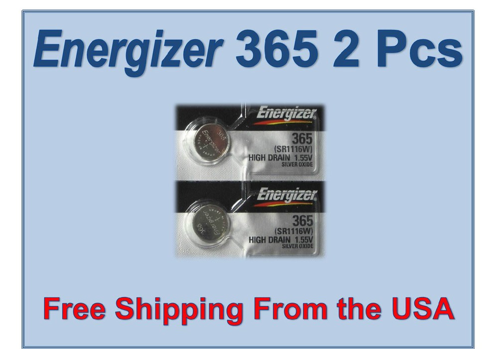 Button Cell Type 365 Battery Energizer 2 Pcs