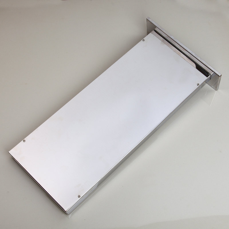 Bathroom 2 Functions Rectangle Rainfall Waterfall Shower Head Mixer Valve Tap