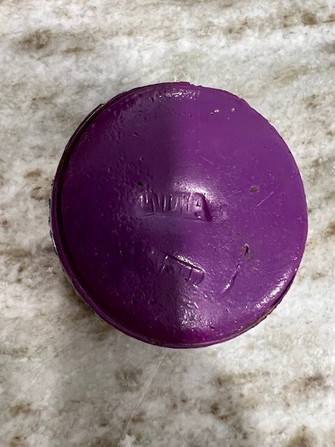 Small Incense Burner Decorated Round Made In India