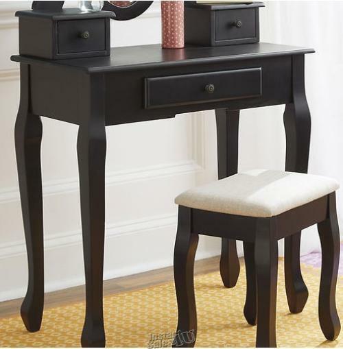 Signature Design By Ashley-Vanity Black Wood DOES NOT INCLUDE STOOL