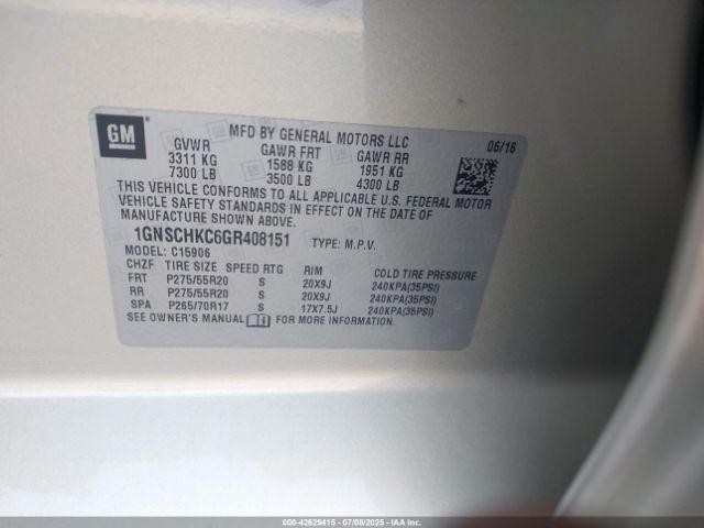 Used Blind Spot Detection System Warning Control Module fits: 2016 Chevrolet Sub