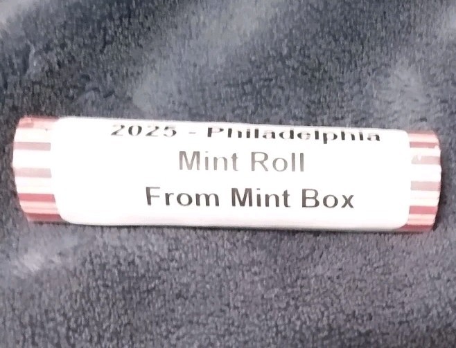 2025 P One Uncirculated Roll From Mint Boxes