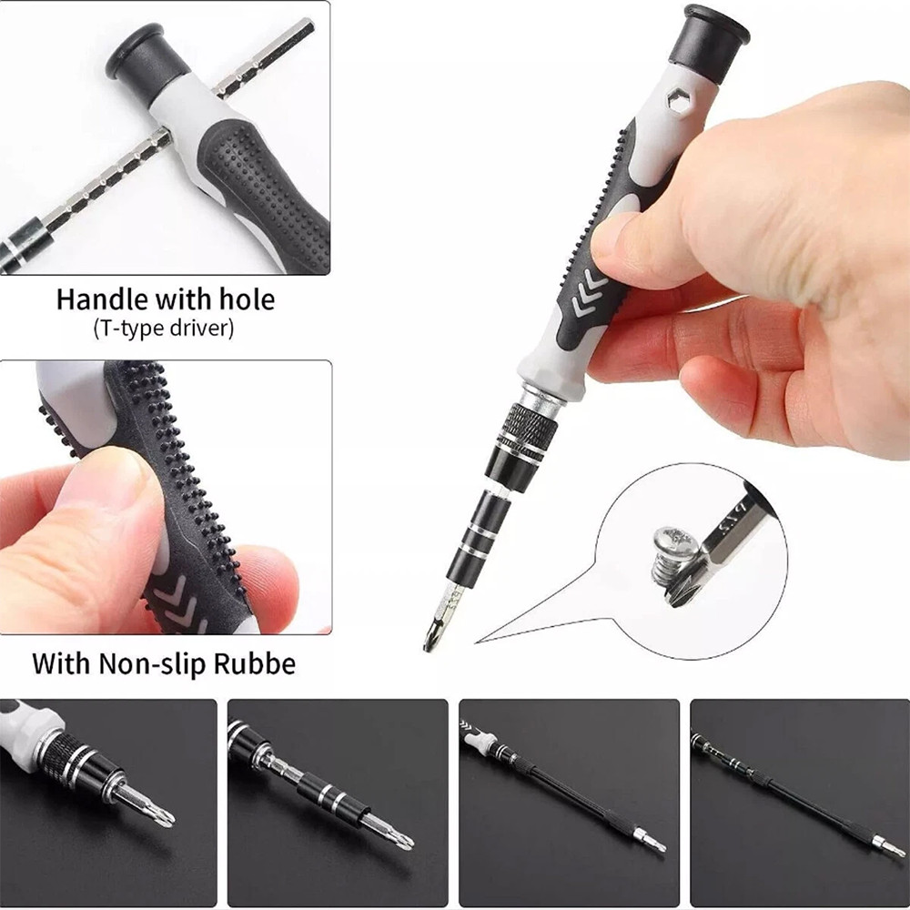 115 In 1 Magnetic Precision Repair Screwdriver Set Electronics Tool Kit