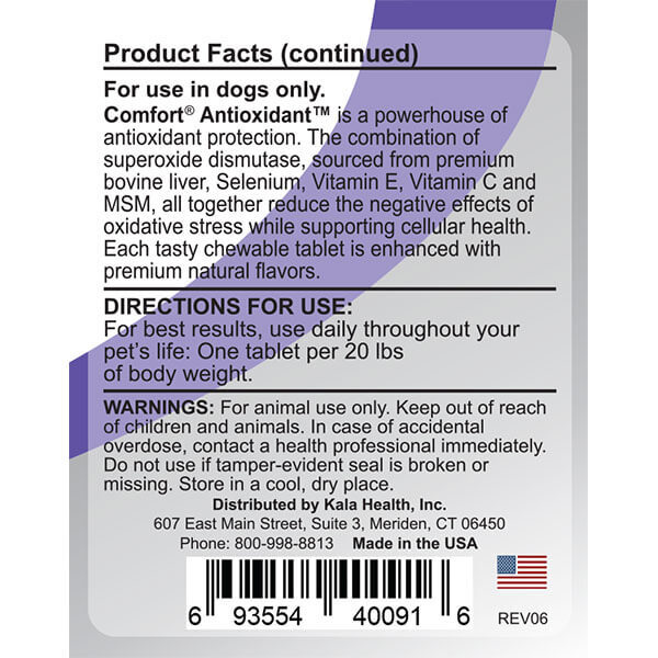 Comfort Antioxidant Immune Support for Dogs