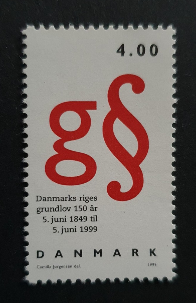 1999 DENMARK DANMARK CONSTITUTION VF MNH