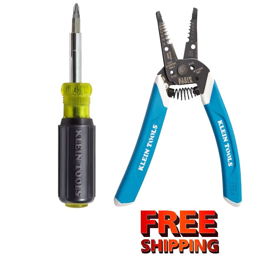 Klein Tools 2-Piece Fundamental Tool Set Free Shipping