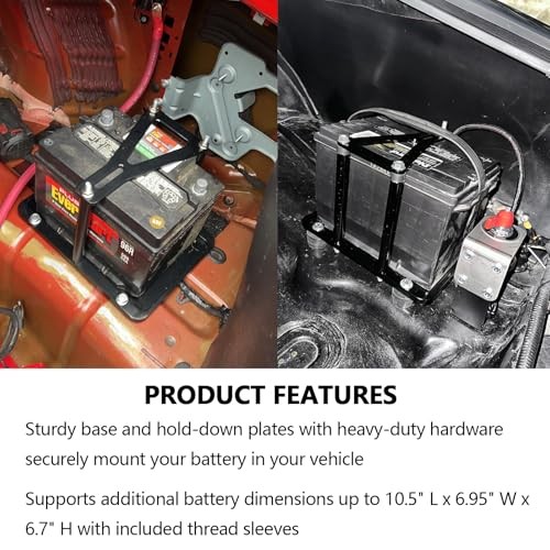 Universal Battery Tray Hold Down Mount Bracket for Optima optima hold down bk