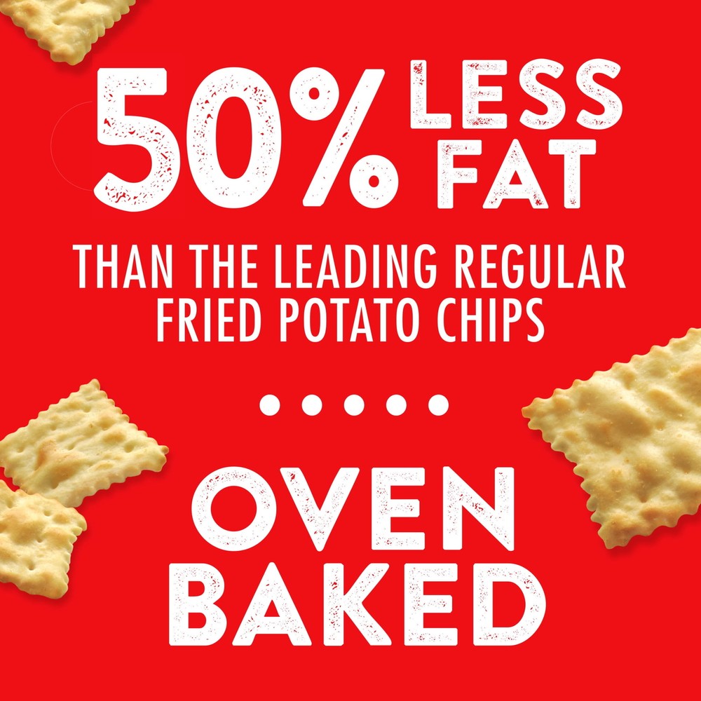 RITZ Toasted Chips Original Crackers, Family Size, 11.4 oz (3 pack)