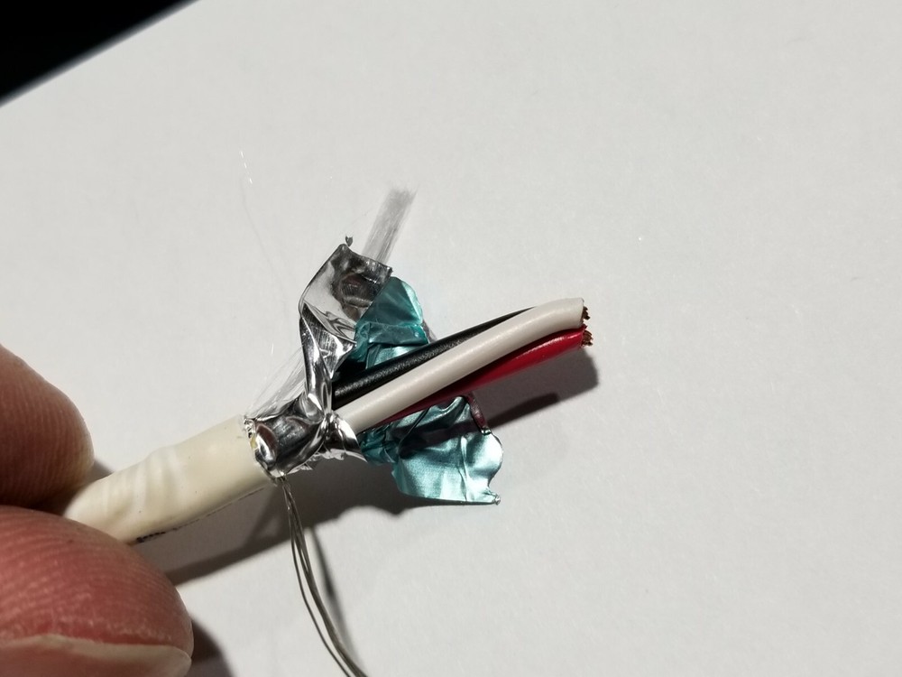 Belden 6201FE 16/3C Shielded Plenum Commercial Audio/Security Cable White /50ft