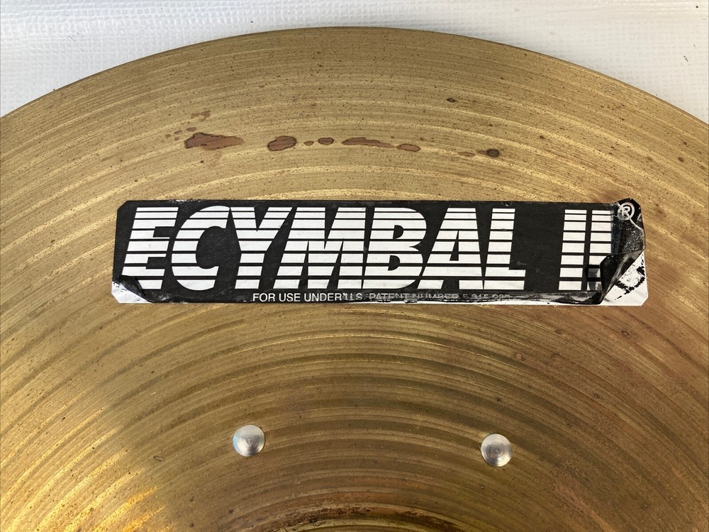 Hart Dynamics 16” Brass ECymbal II + Rack Arm Mount + Cable Tested Works EUC